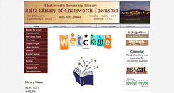 Desktop Screenshot of chatsworthtwplibrary.org
